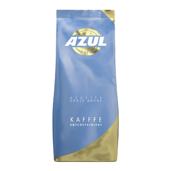 Azul Azuvita entkoffeiniert, 500g ganze Bohne