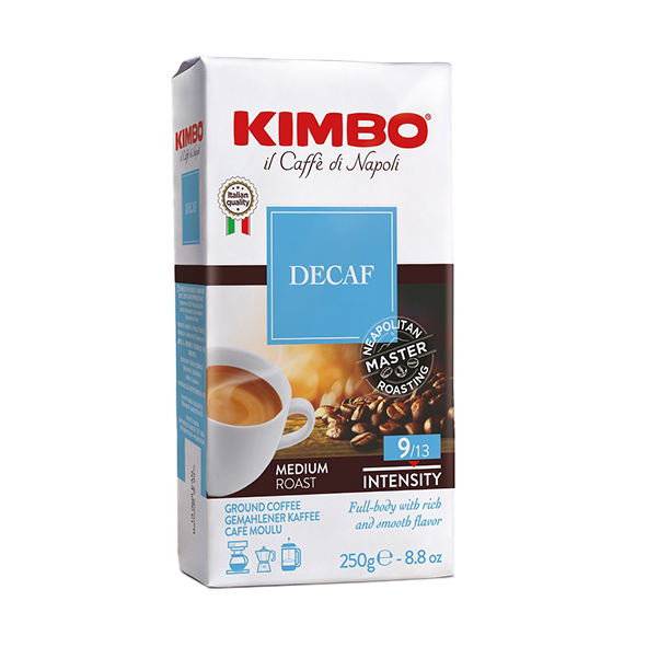 KIMBO Espresso decaffeinato, 250g gmahlen