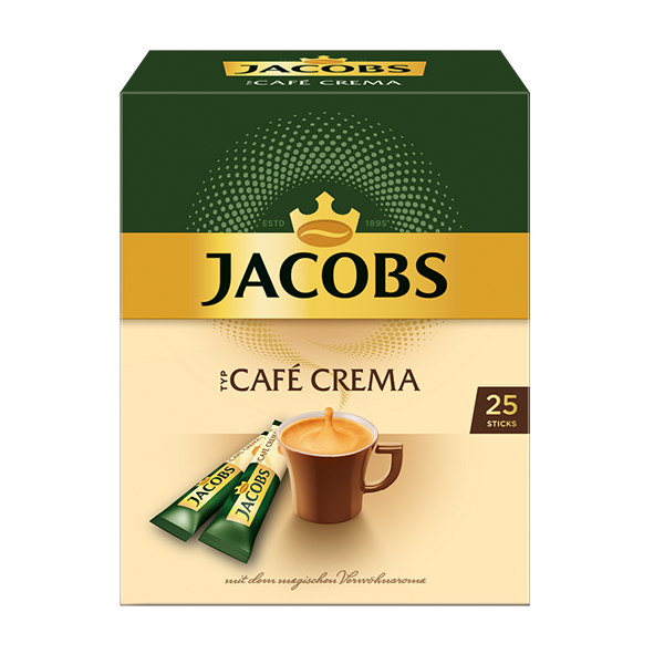 Jacobs Typ Café Crema Sticks, 25 Portionen