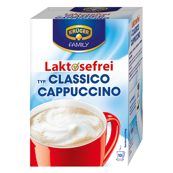 Krüger Classico Cappuccino Laktosefrei, 10 Portionen
