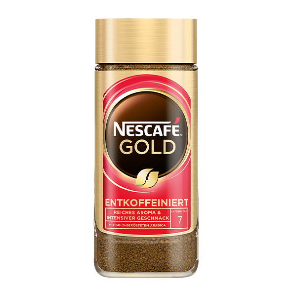 Nescafé Gold Entkoffeiniert, Löslicher Kaffee, 100g