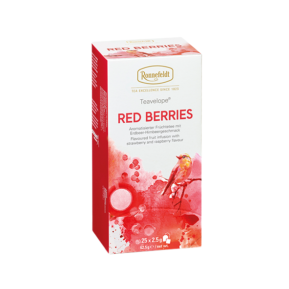 Ronnefeldt Teavelope Red Berries, 25 Teebeutel