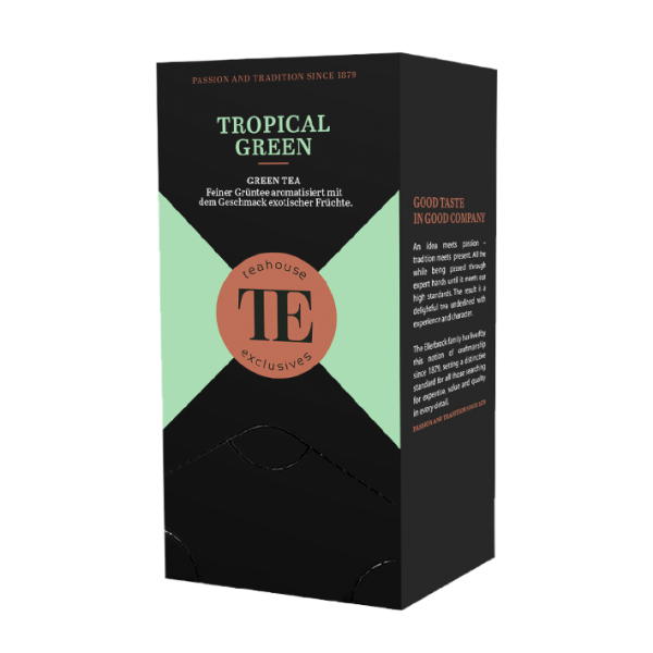teahouse exclusives TE Tropical Green, 20 Gourmet Tea Bag