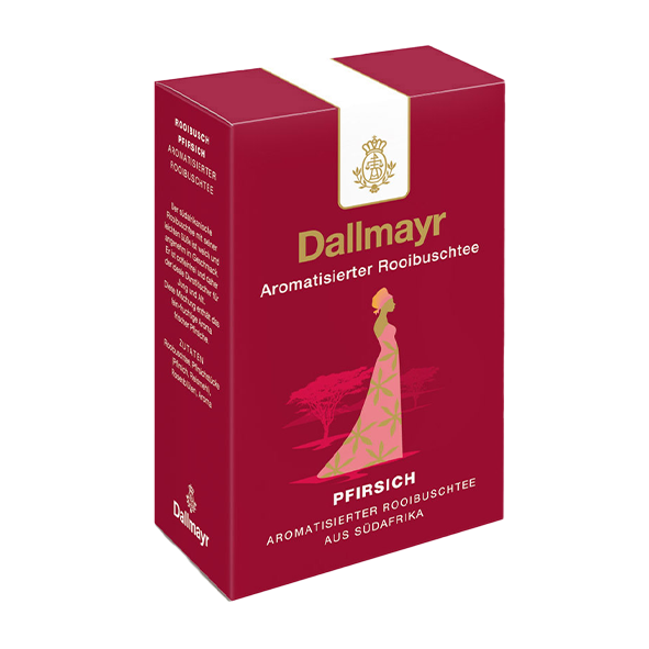 Dallmayr Pfirsich - Aromatisierte Rooibuschtee, loser Tee