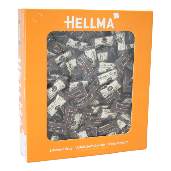 Hellma Schoko-Krispy, Vollmilchschokolade mit Knusperkern, 380 Portionen