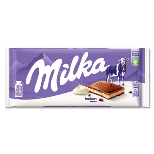 Milka Tafelschokolade Joghurt, 100g