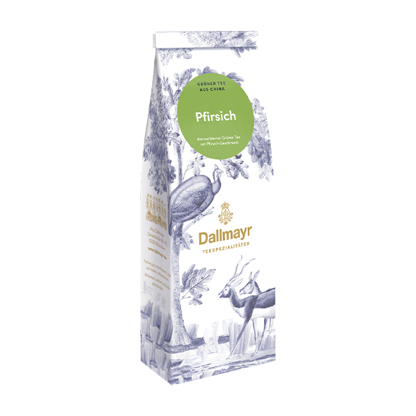 Dallmayr Pfirsich - Aromatisierter Grüner Tee, loser Tee