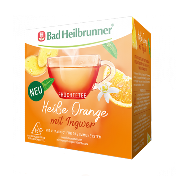 Bad Heilbrunner® Heiße Orange mit Ingwer