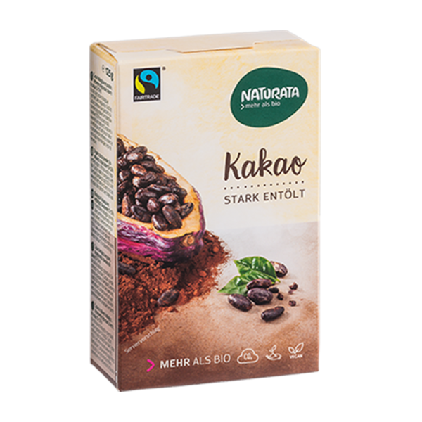 Naturata Bio Kakao stark entölt 10-12%, 125g