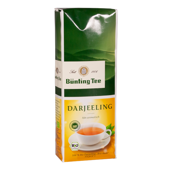 Bünting Tee Bio Darjeeling, 250g loser Tee