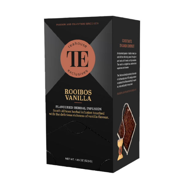 teahouse exclusives TE Rooibos Vanilla, 15 Luxury Tea Bag