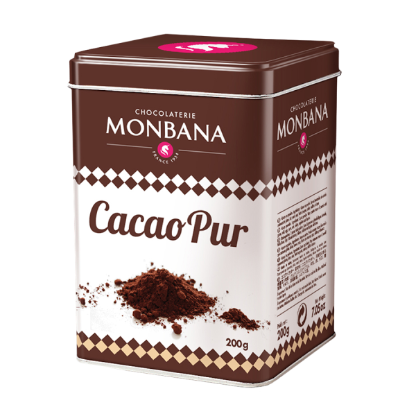 Chocolaterie Monbana Pure Cocoa 100% Kakao, 200g