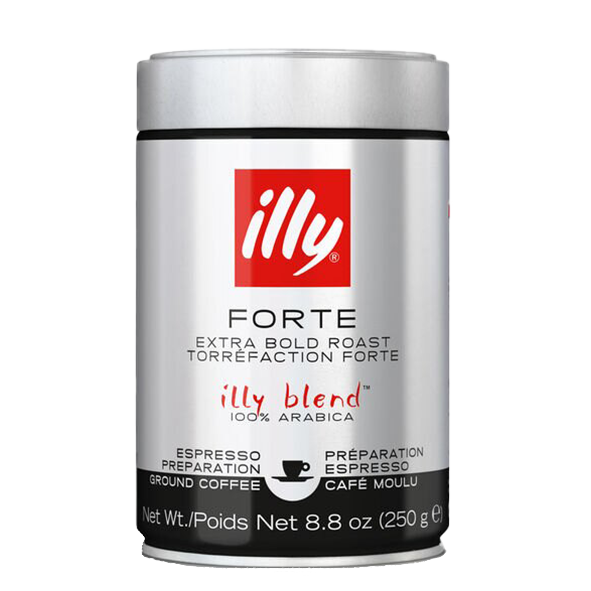 illy Espresso Forte gemahlen, extra starke Röstung 250g