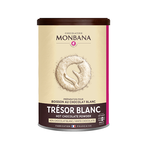 Chocolaterie Monbana Trinkschokolade Trésor Blanc , 200g