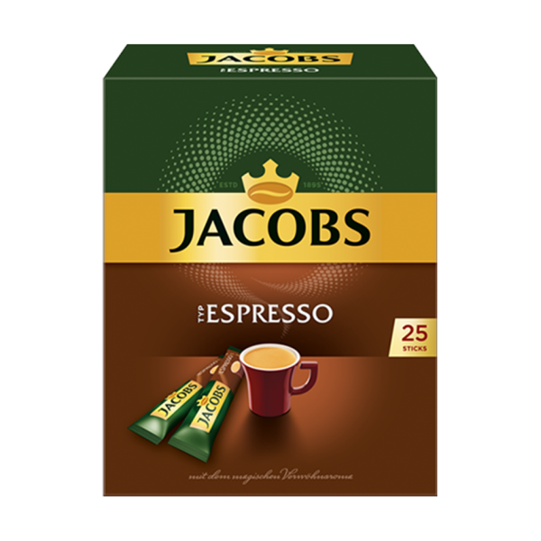 Jacobs Typ Espresso Sticks, 25 Portionen