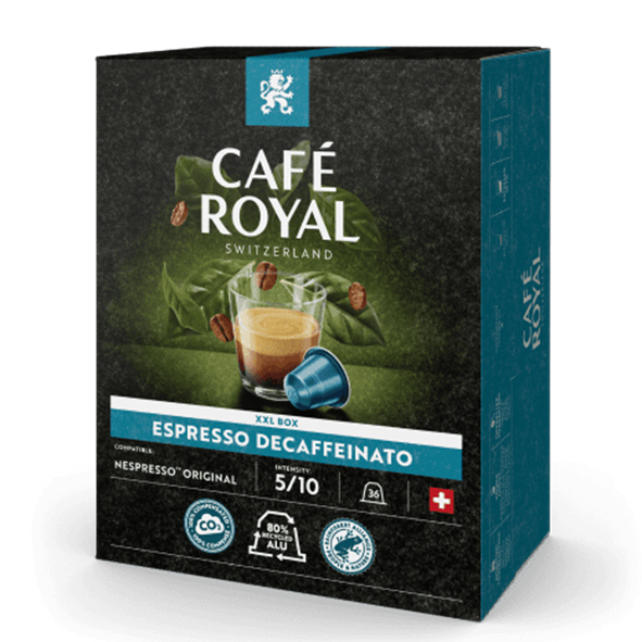 Café Royal Espresso Decaffeinato, 36 Kapseln