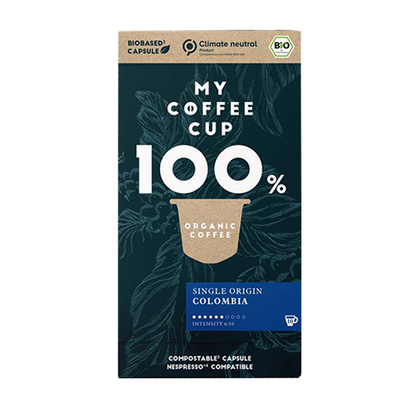 My-CoffeeCup Bio Single Origin Colombia, 10 Kapseln