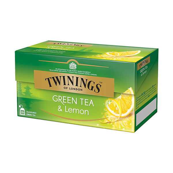 Twinings Green Tea &amp; Lemon, 25 Teebeutel