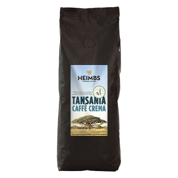 HEIMBS Tansania Caffè Crema, 500g ganze Bohne