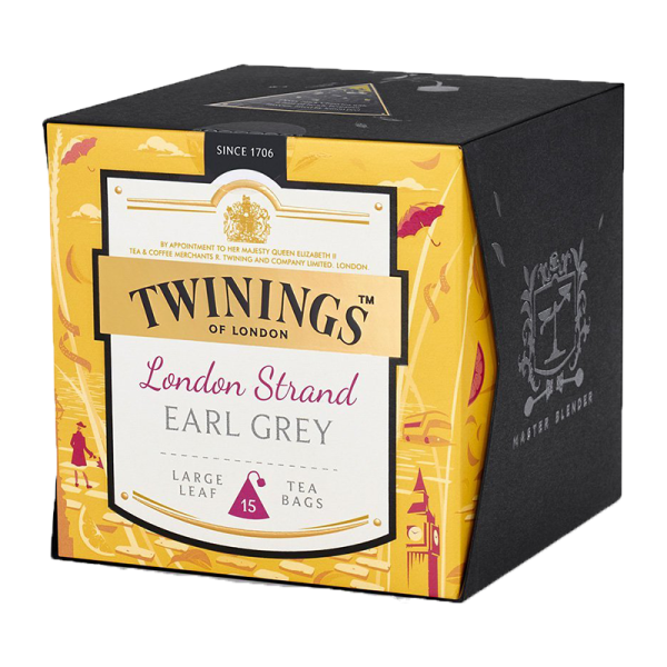 Twinings London Strand Earl Grey, 15 Teebeutel