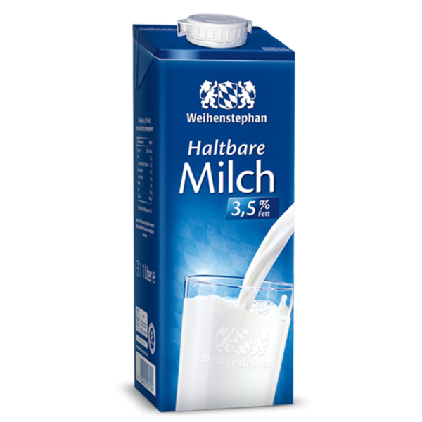 Weihenstephan H-Milch, 3,5% Fett