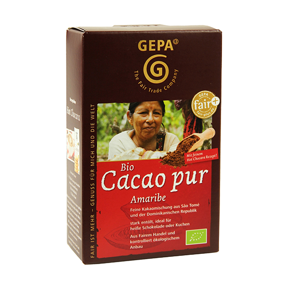 GEPA Bio Cacao pur Amaribe starkentölt 10%-12%, 125g