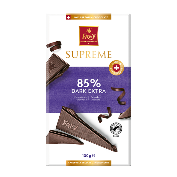 Frey Supreme 85% Dark Extra, 100g Tafel