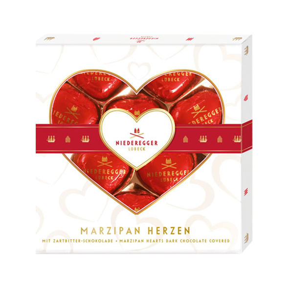 Niederegger Marzipan-Herzen 125g