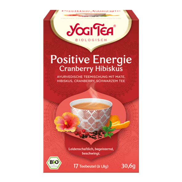 YOGI TEA Bio Positive Energie Cranberry Hibiskus