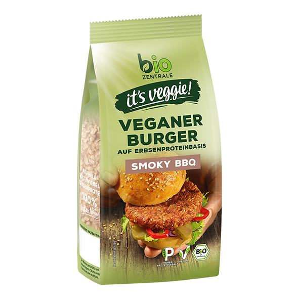 biozentrale Bio Veggie Burger Smoky BBQ, 170g