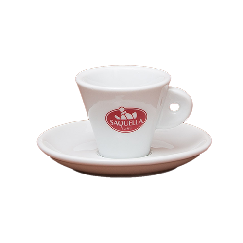 Saquella Design Espresso Tasse und Untertasse