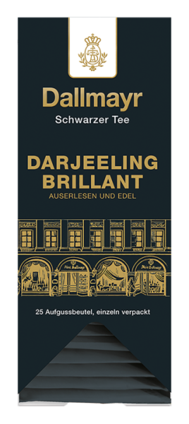 Dallmayr Darjeeling Brillant, 25 Aufgussbeutel