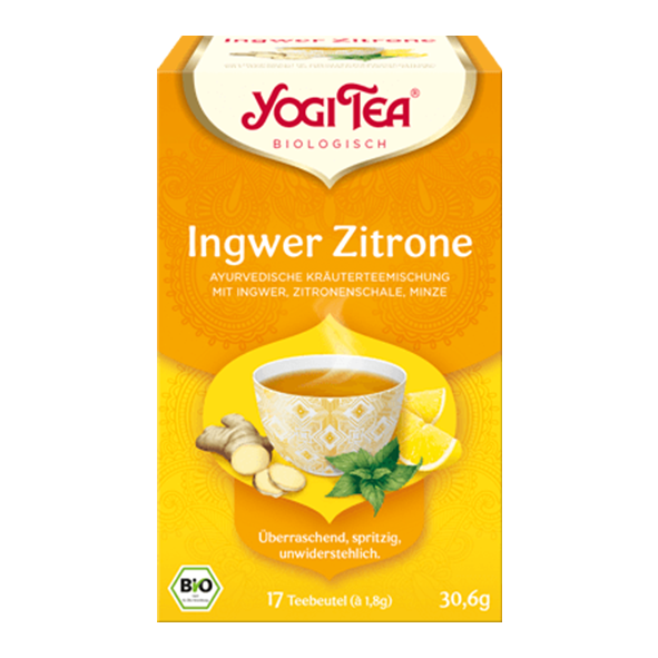 YOGI TEA Bio Ingwer Zitrone