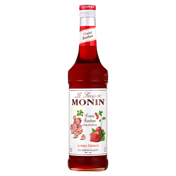 Monin Sirup Candy Strawberry, 0,7L