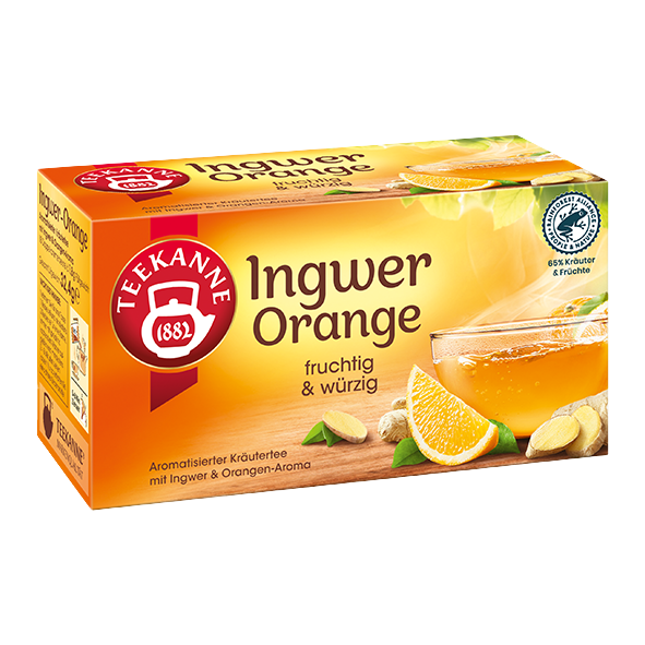 Teekanne Ingwer-Orange