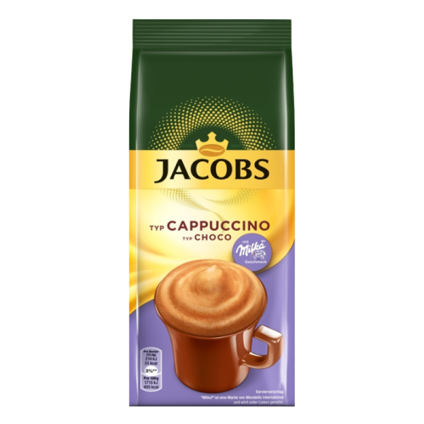 Jacobs Typ Cappuccino Choco mit Milka Geschmack, 500g