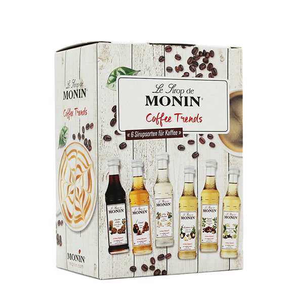Monin Coffee-Trends Probierset, 6 x 5 cl