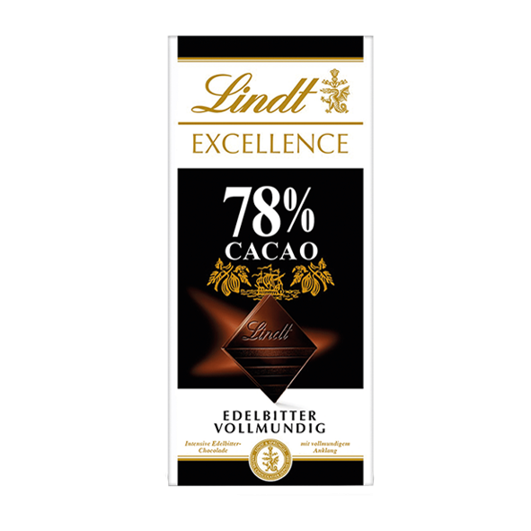 Lindt Excellence 78% Kakao Edelbitter Vollmundig, 100g Tafel