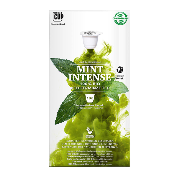 B-Ware My-TeaCup Bio Mint Intense, 10 Kapseln