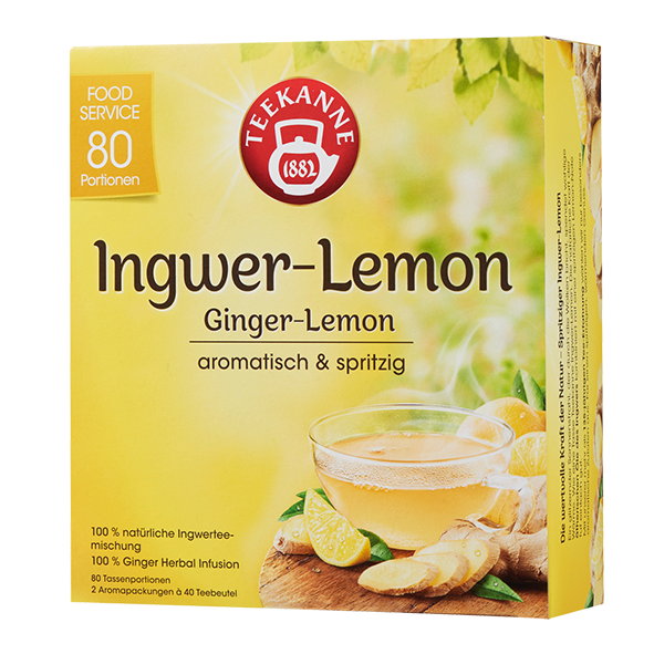 Teekanne Ingwer-Lemon 80 Beutel