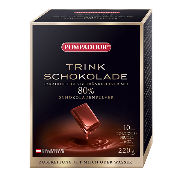 Pompadour Trinkschokolade, 10x22g