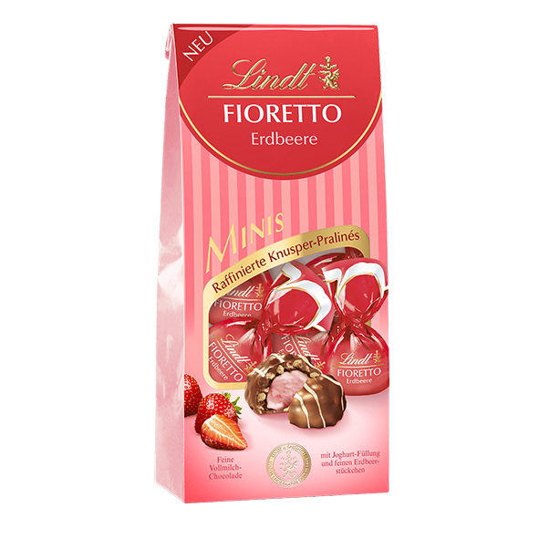 Lindt Fioretto Minis Erdbeere, 115g