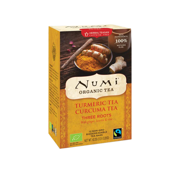 Numi Organic Tea Bio Turmeric Three Roots
