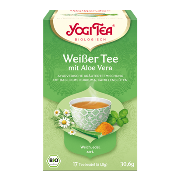 YOGI TEA Bio Weißer Tee mit Aloe Vera