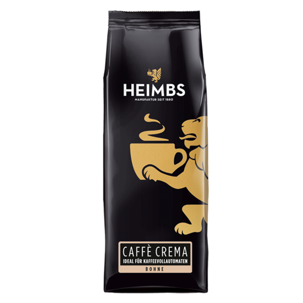 HEIMBS Caffè Crema für Kaffeevollautomaten, 250g ganze Bohne