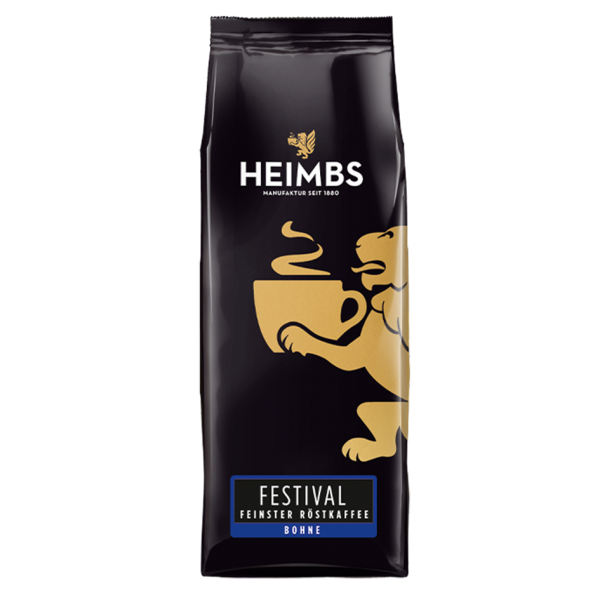 HEIMBS Festival Feinster Röstkaffee, 250g ganze Bohne