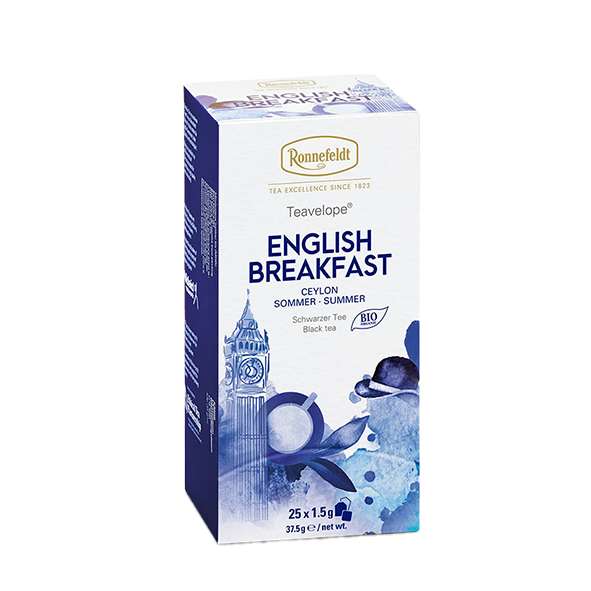 Ronnefeldt Teavelope Bio English Breakfast, 25 Teebeutel