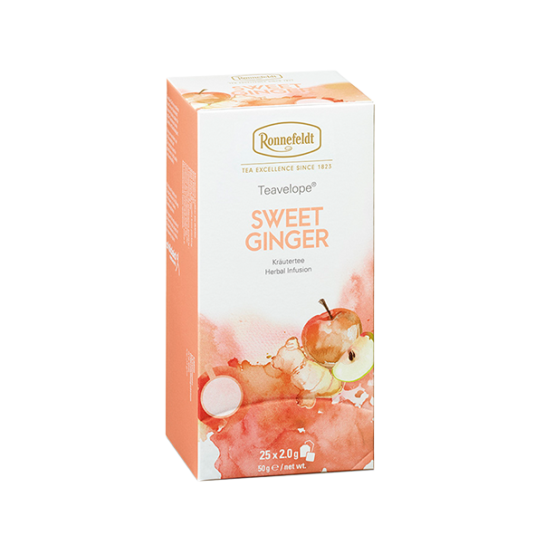 Ronnefeldt Teavelope Sweet Ginger, 25 Teebeutel