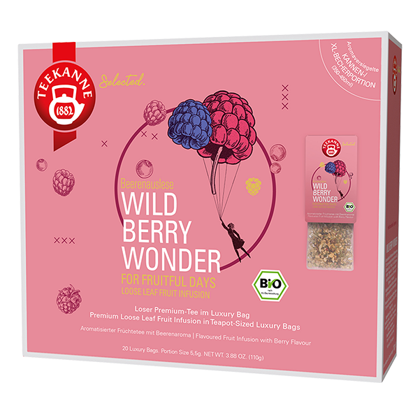 Teekanne Selected Bio Wild Berry Wonder, 20 Luxury Bags