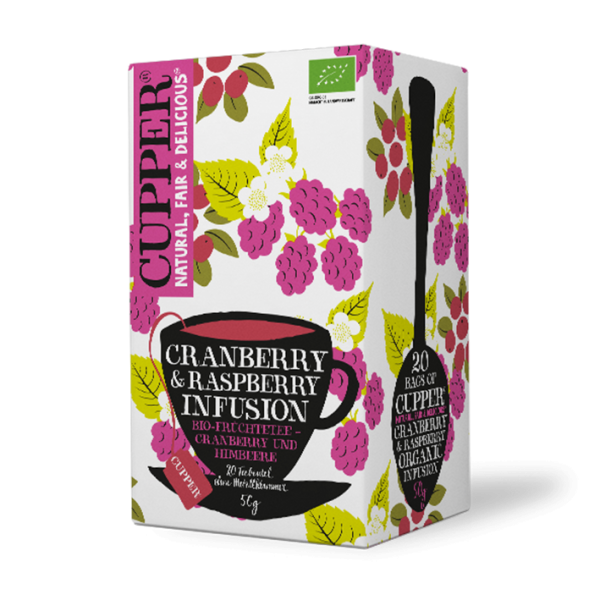 Cupper Bio Cranberry &amp; Raspberry Infusion